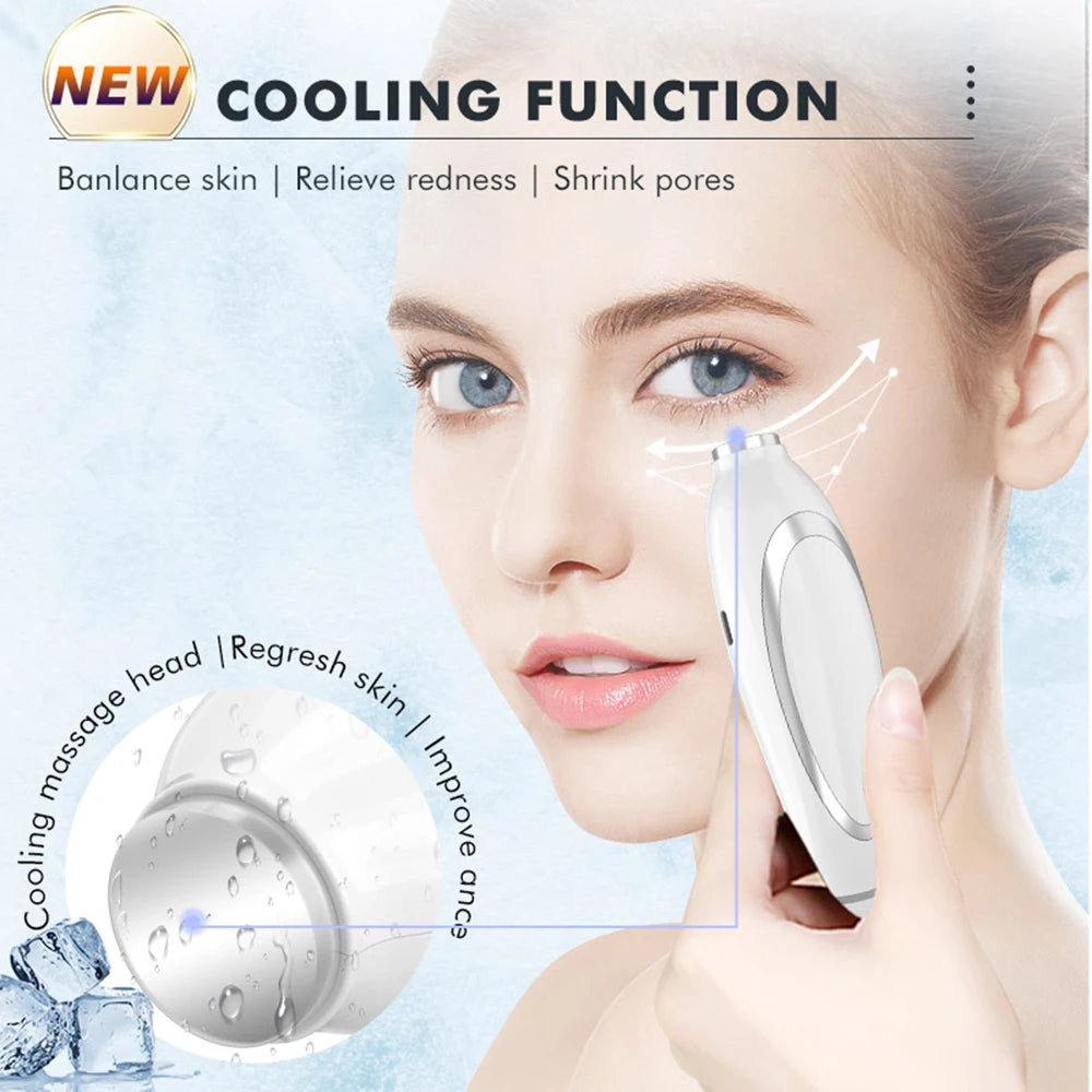 EMS Neck Slimming Massager LED Photon Therapy Skin Rejuvenation Beauty Device Hot Cold Compress Anti Wrinkle Remove Double Chin