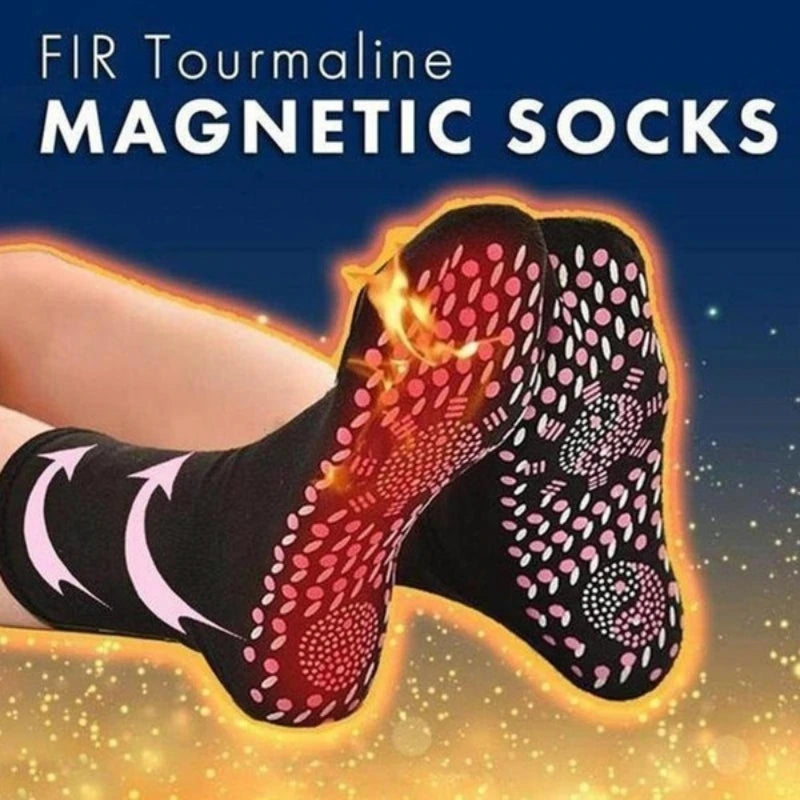 Tourmaline Self-Heating Magnetic Socks Self-Heating Socks Tourmaline Magnetic Therapy Comfortable Winter Warm Massage Socks